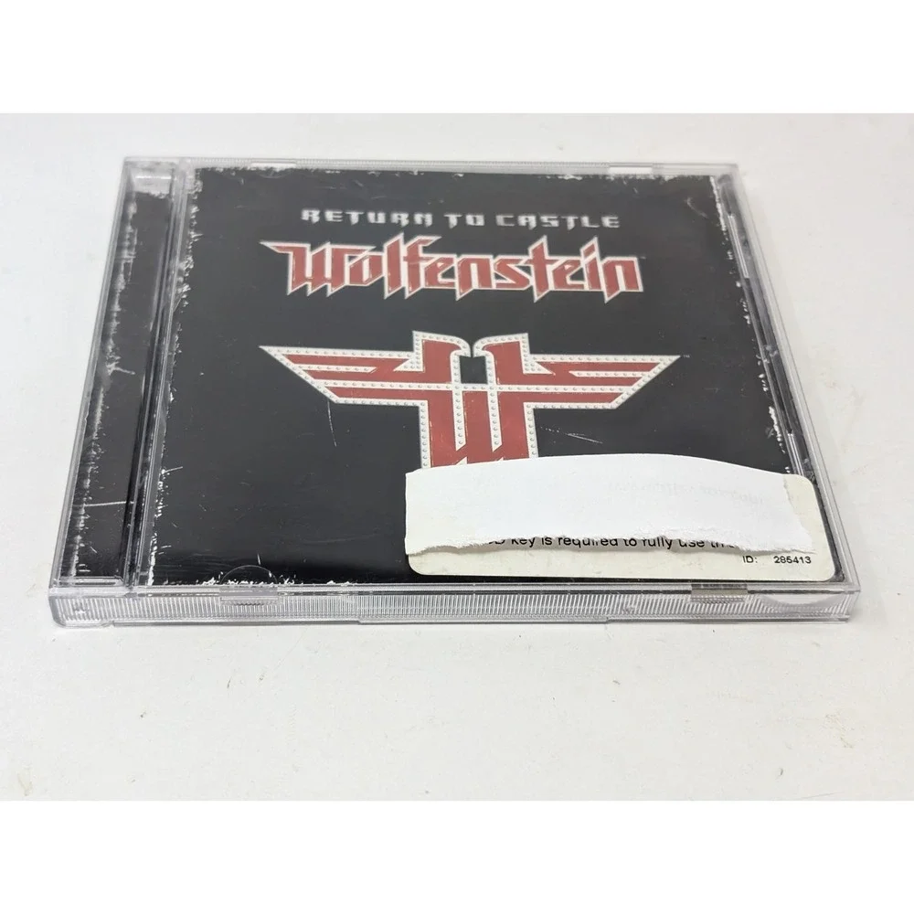 Return to Castle Wolfenstein PC Game Computer Windows‎ 2001 Including Manual VTG